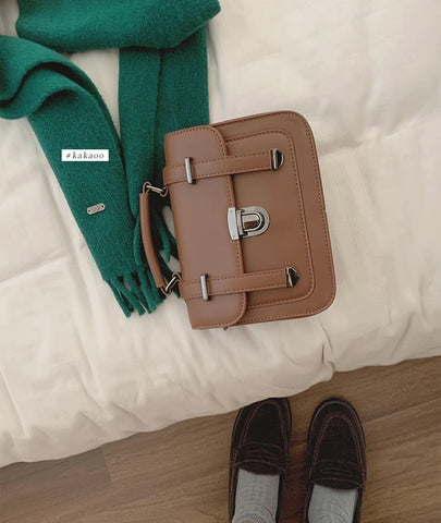 Buckle Satchel Bag