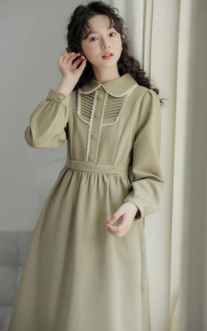 Sunday Tea – Langärmliges Midikleid