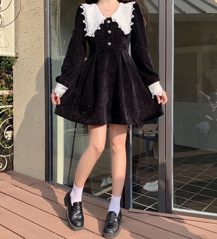 Sweet Love Peter Pan Knit Dress