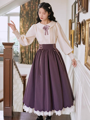 Conjunto de blusa y falda Evergarden