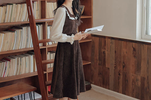 Square Neck Sweater Dress