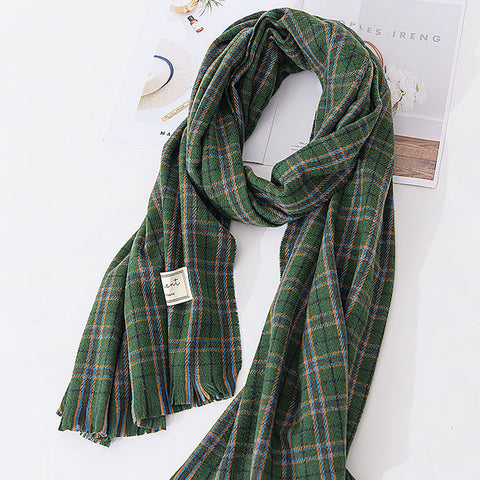 Cozy Fall Plaid Scarf
