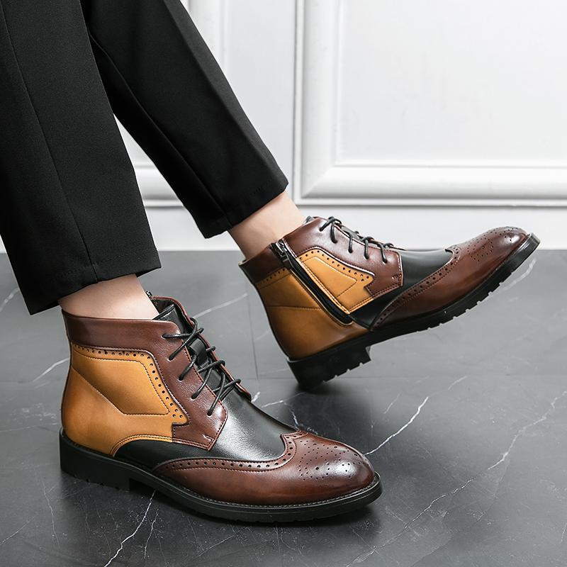 Tassels Slip On Flat Boots – Omcne