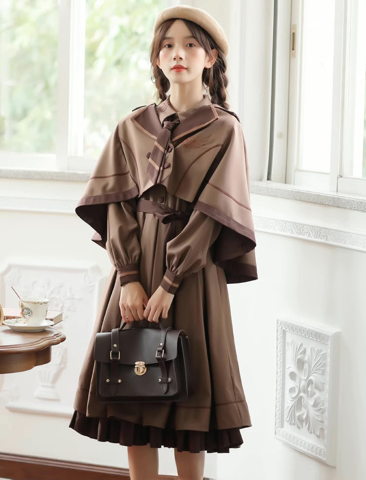 Conjunto de vestido y capa de Little Witch Academia