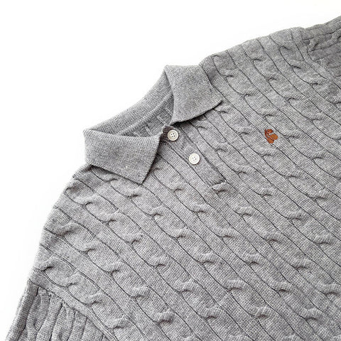 Suéter de punto trenzado Cherry Polo