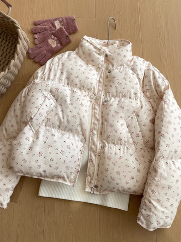 Ditsy Floral Puffer Jacket