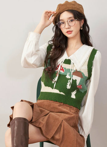 Mushroom Bunny Vest