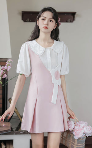 Playful Daisy Mini Pinafore