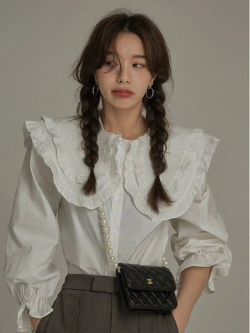 Double Collar Button Up Shirt