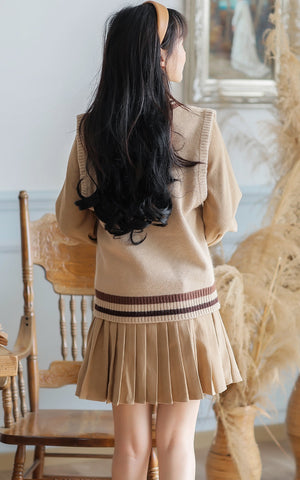 Prep School Vest & Dress Set