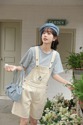 Rabbit Walks Short Overalls