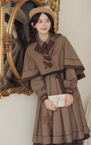 Conjunto de vestido y capa de Little Witch Academia
