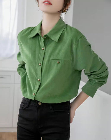 Maple Woven Button Up Shirt