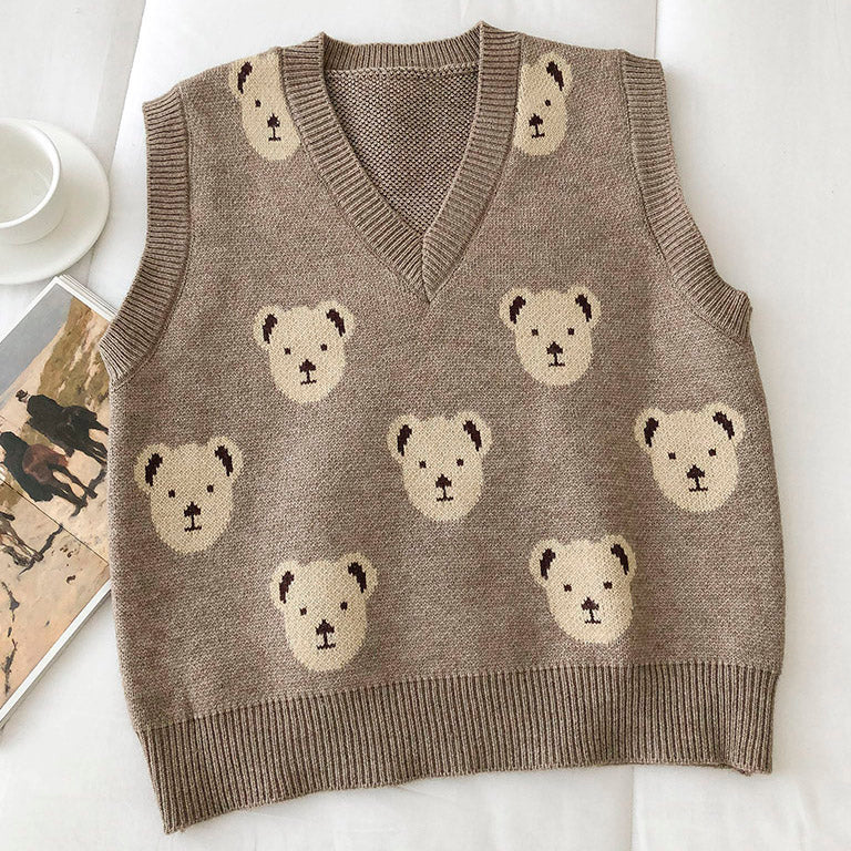 Bear Necessities Sweater Vest