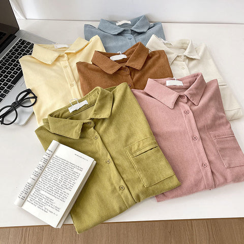 Corduroy Button Up Shirt