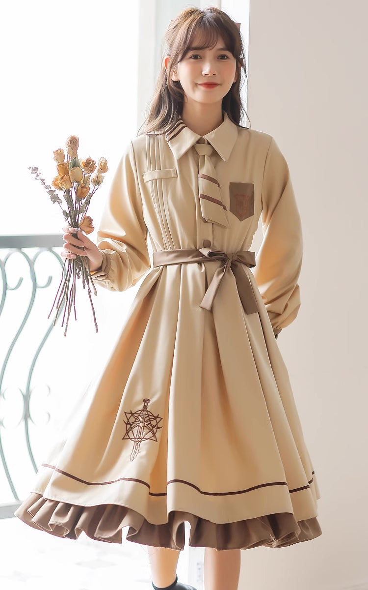 Conjunto de vestido y capa de Little Witch Academia