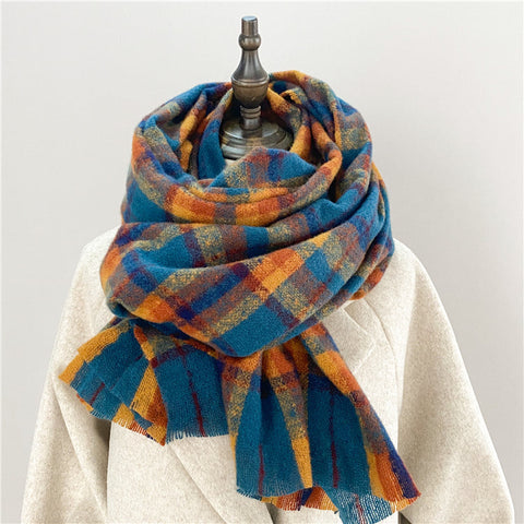 Fall Plaid Scarf
