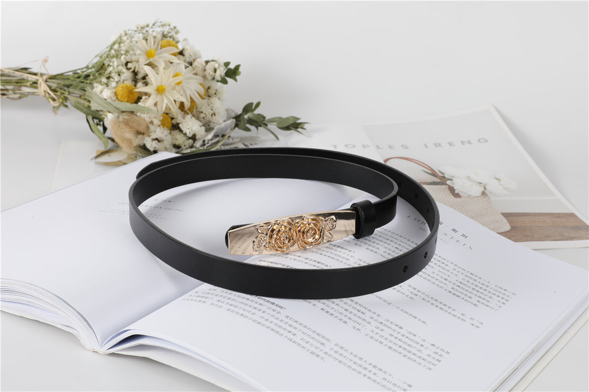 Rose Buckle Belt