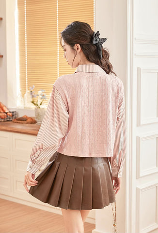 Easy Breezy Twofer Blouse Vest