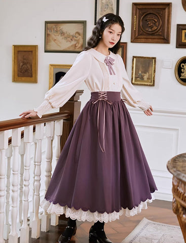 Conjunto de blusa y falda Evergarden