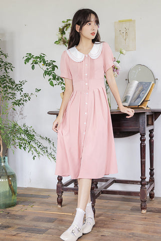 Three's A Charm Button Up Dress