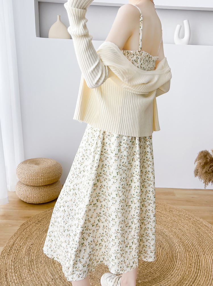 Vestido camisola con cordones Spring Rose