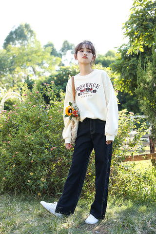 Provence Floral Sweatshirt