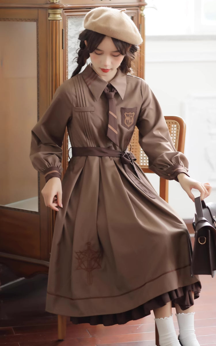 Conjunto de vestido y capa de Little Witch Academia