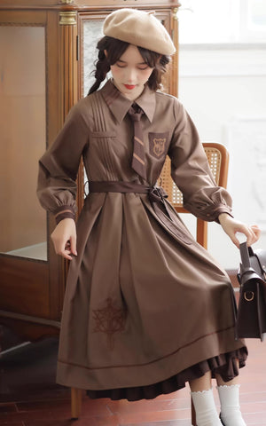 Conjunto de vestido y capa de Little Witch Academia