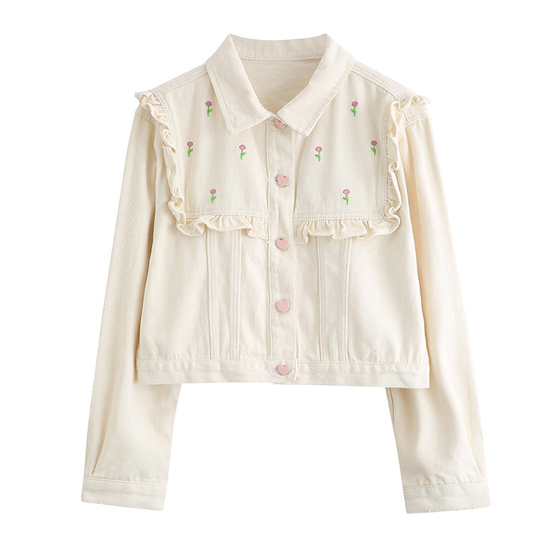 Budding Blossoms Cropped Jacket