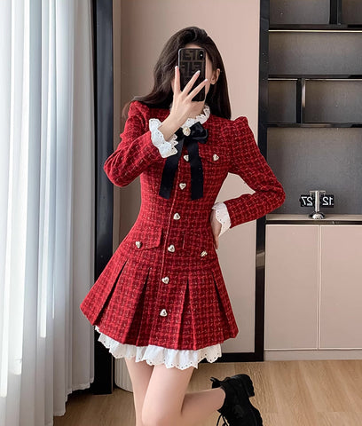 Ruby Love Tweed-Minikleid
