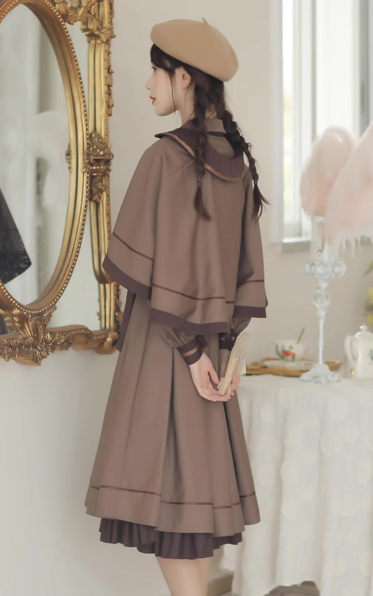 Conjunto de vestido y capa de Little Witch Academia