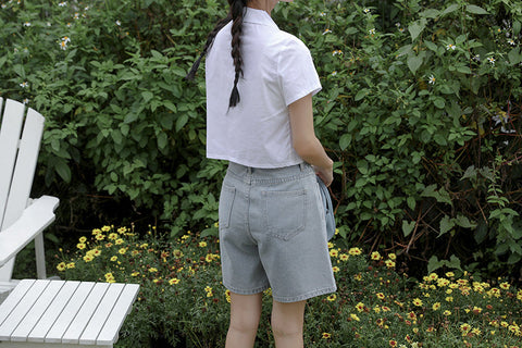 Saturn Embroidered Shorts