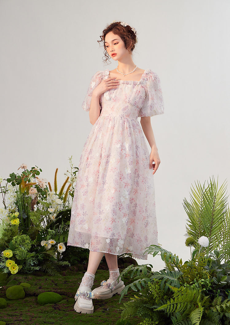 Sakura Blossom Midi Dress