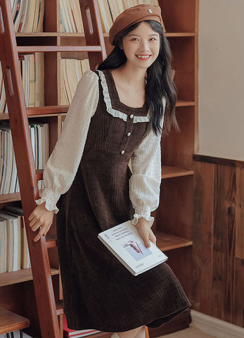 Square Neck Sweater Dress