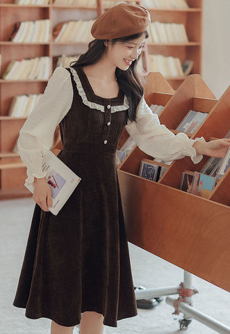 Square Neck Sweater Dress