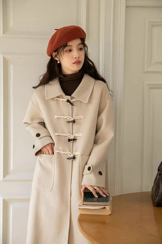 Basic Toggle Button Midi Coat