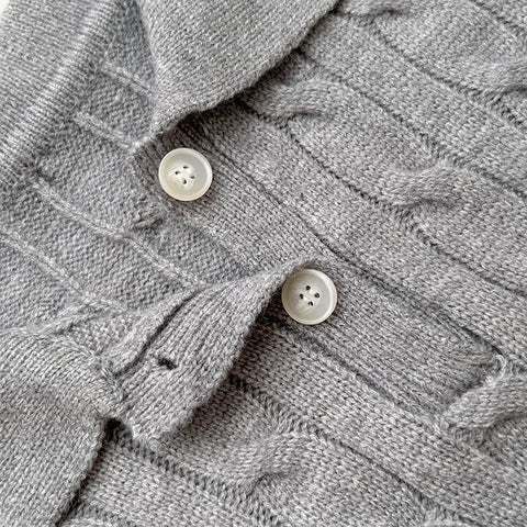Suéter de punto trenzado Cherry Polo