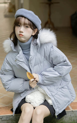 Little Bow Puffer Jacket