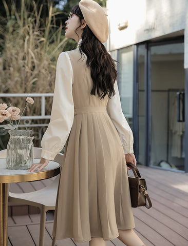 Journalist Midi Pinafore Set