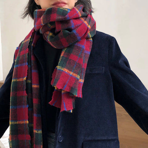 Fall Plaid Scarf