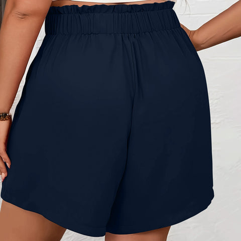 A-Line Casual Simple Basic Shorts