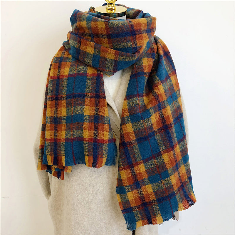 Fall Plaid Scarf