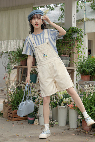 Rabbit Walks Short Overalls