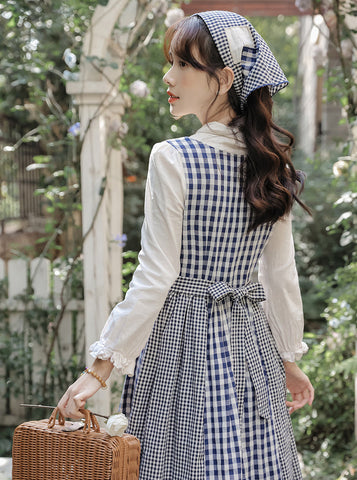 Gingham Pastures Twofer Midikleid