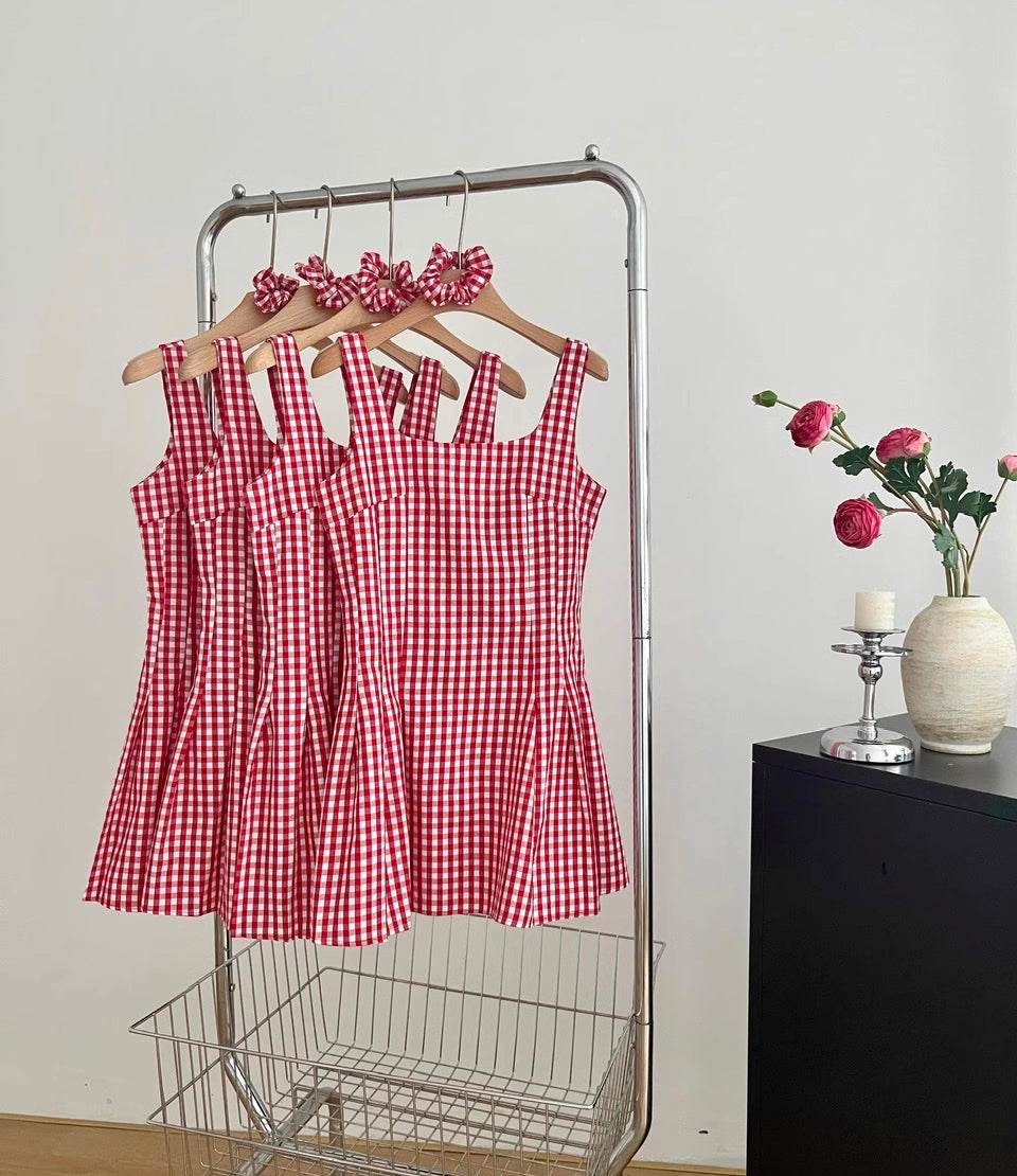 Candy Shop – Minikleid mit Vichy-Karomuster
