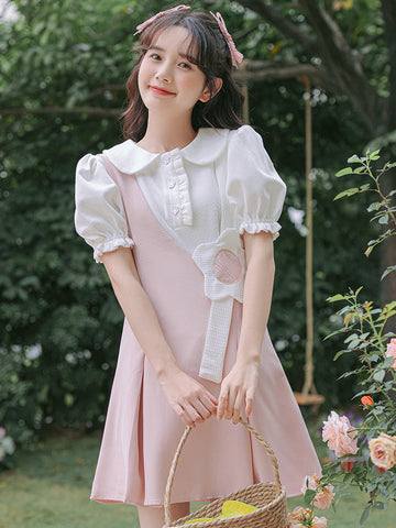 Playful Daisy Mini Pinafore