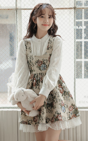 Rustic Rose Babydoll Dress