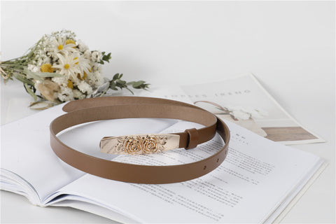 Rose Buckle Belt