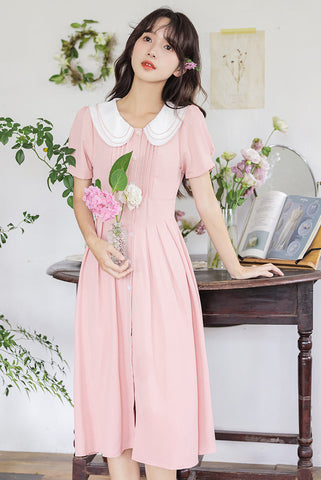 Three's A Charm Button Up Dress